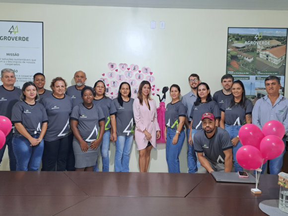 Outubro Rosa: AGROVERDE promove palestra sobre prevenção ao câncer de mama