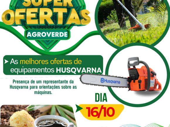 Super Ofertas AGROVERDE e Husqvarna