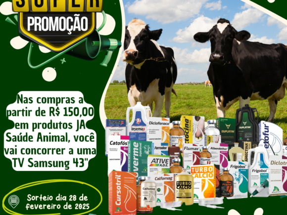 Promoção AGROVERDE e J.A Saúde Animal