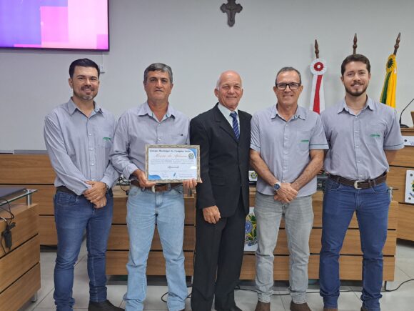 AGROVERDE recebe moção de aplauso pela realização do dia C – Dia de Cooperar