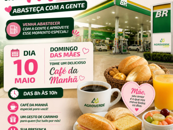 🌸💖 Neste Domingo de Dia das Mães, o carinho tem sabor especial na AGROVERDE! 💖🌸