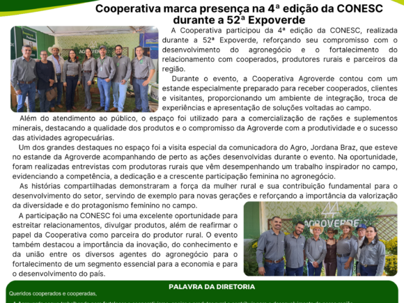 👉👉 Informativo AGROVERDE em Ação – Edição Junho de 2026