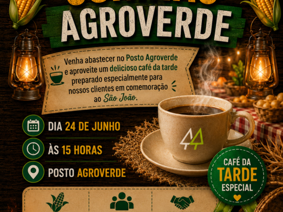 🌽☕🎉 O clima de São João já chegou no Posto Agroverde!
