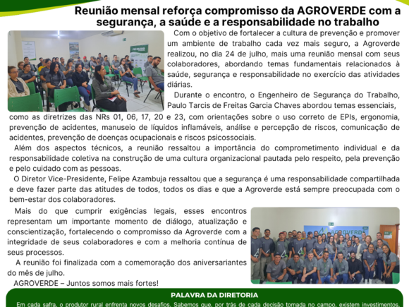 🌱🐄 AGROVERDE em Ação – Edição Julho de 2026! 📰💚